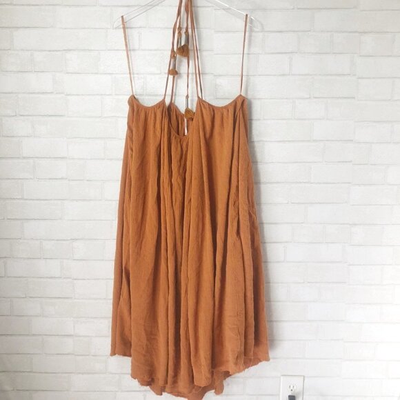 Free People Back to You Midi Jumper Burnt Orange Size S - Picture 7 of 8